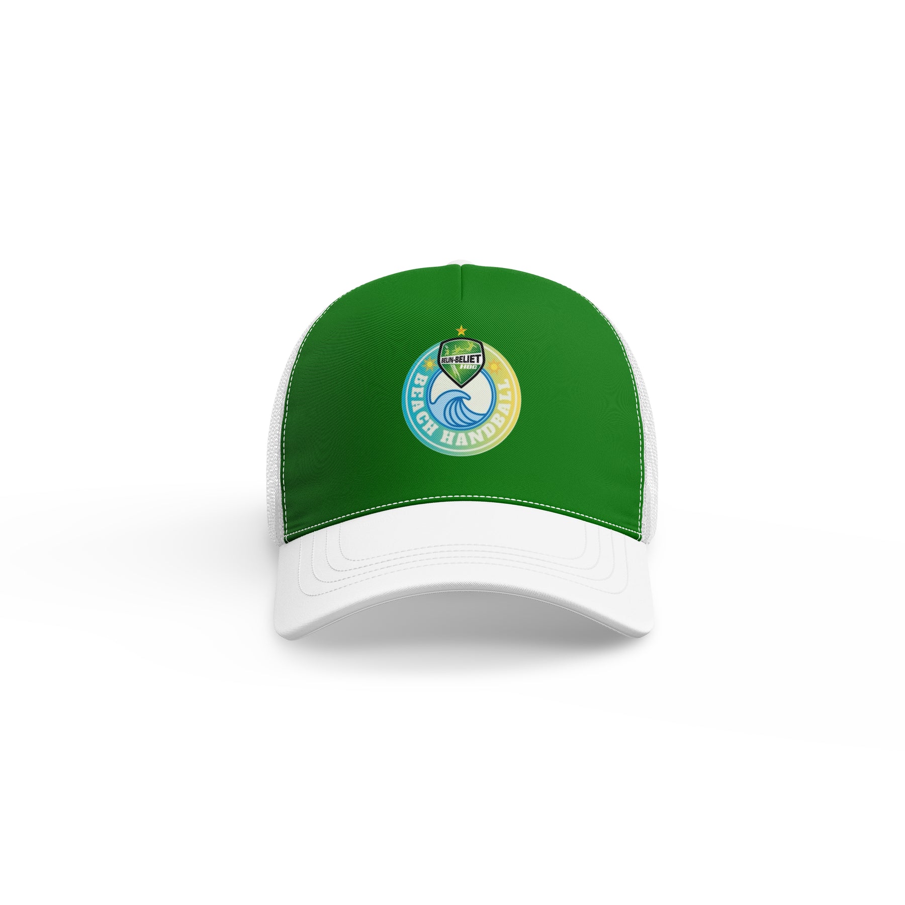 Casquette verte et blanche | HCB Beach
