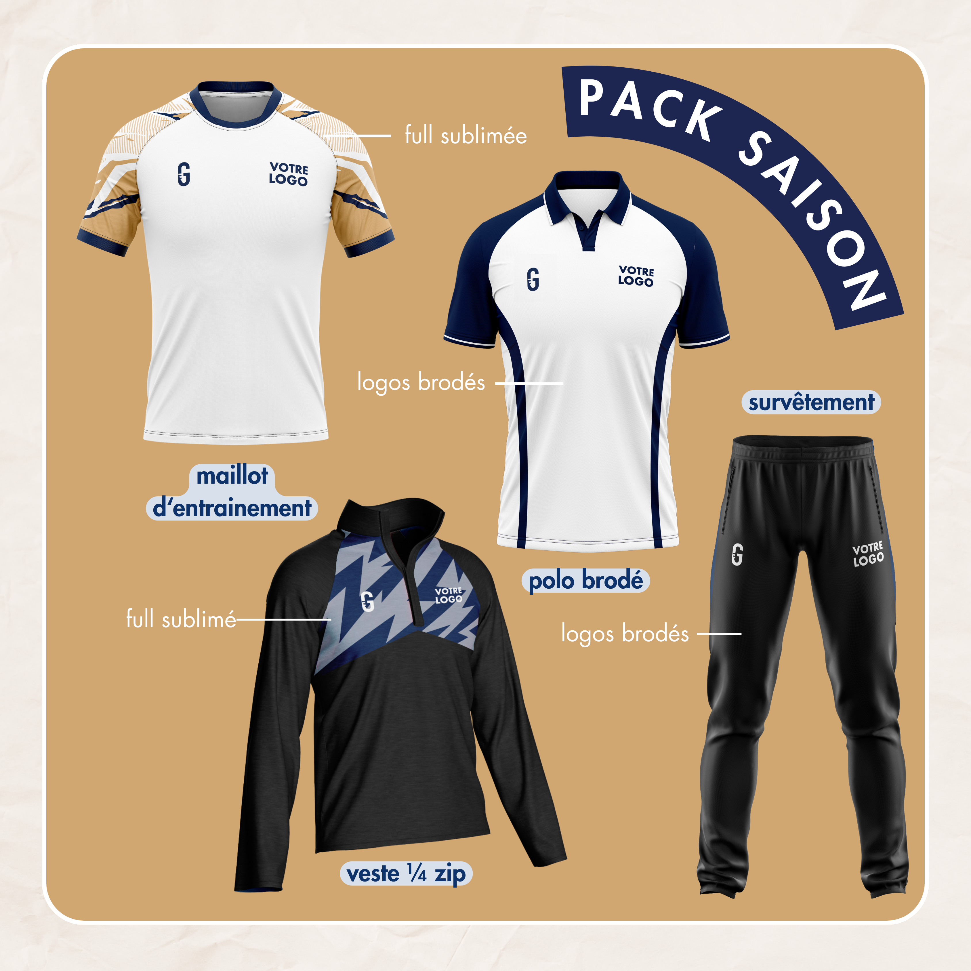 Pack Saison Rugby