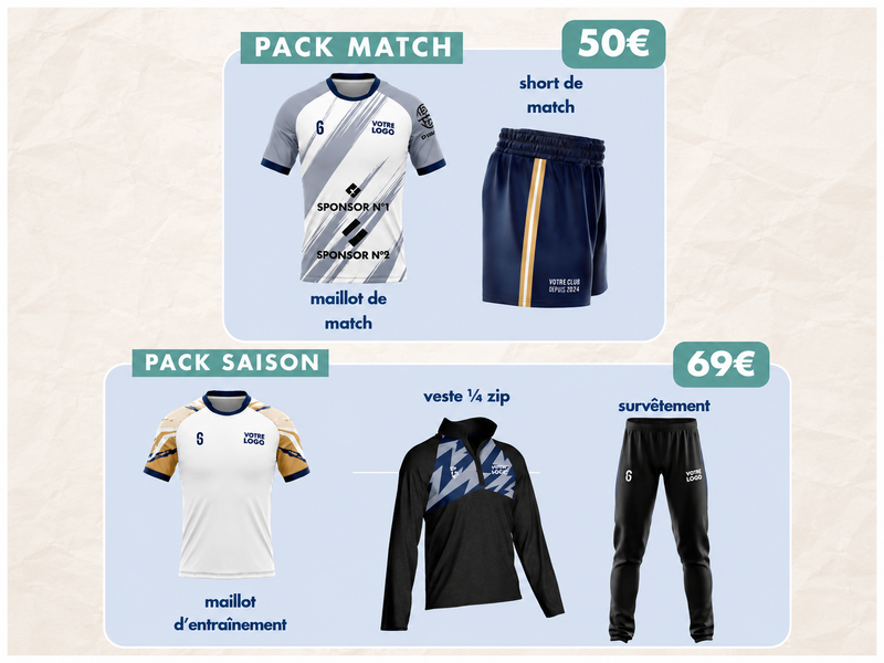 Pack saison personnalisé
