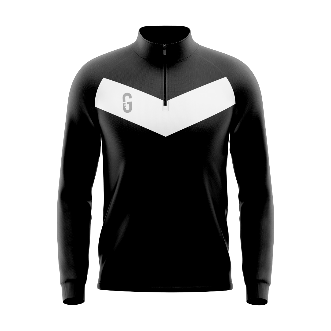 Veste quart de zip coton personnalisée