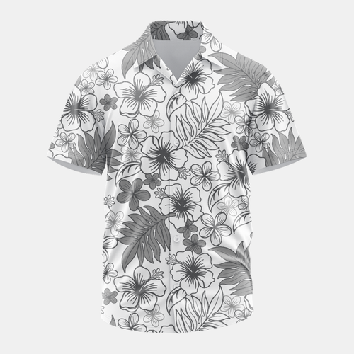Chemise Hawaiienne personnalisée - sublimation - rugby - Guinguette Club