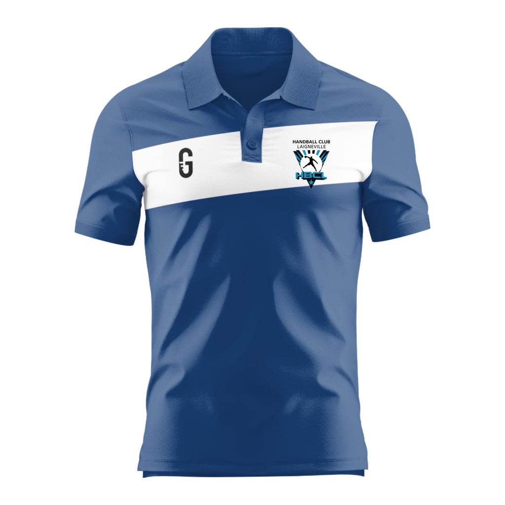 Polo polyester bleu | HBCL