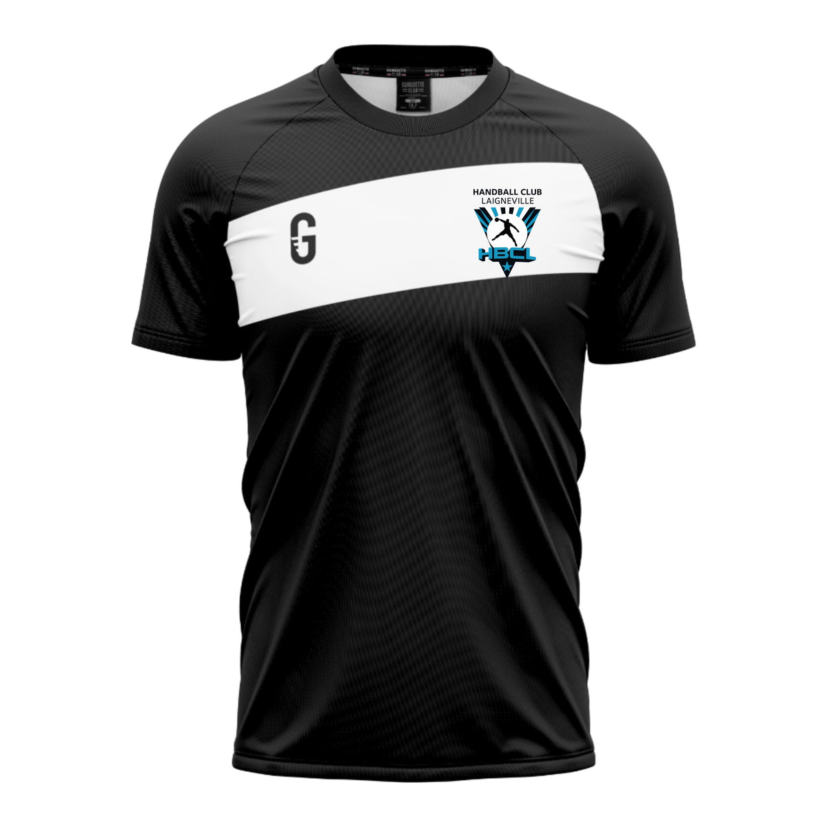 T-shirt polyester noir | HBCL