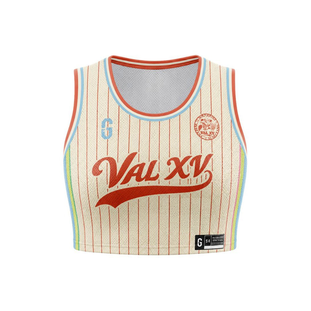 Crop top femme beige | VAL XV