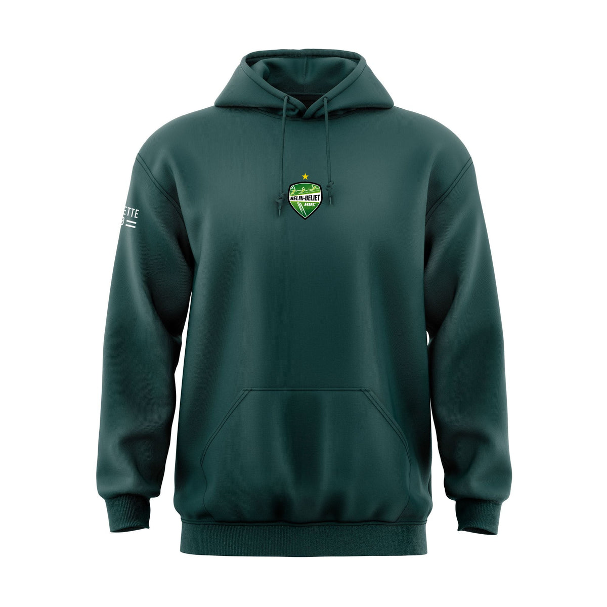Pull à capuche vert | HCBB
