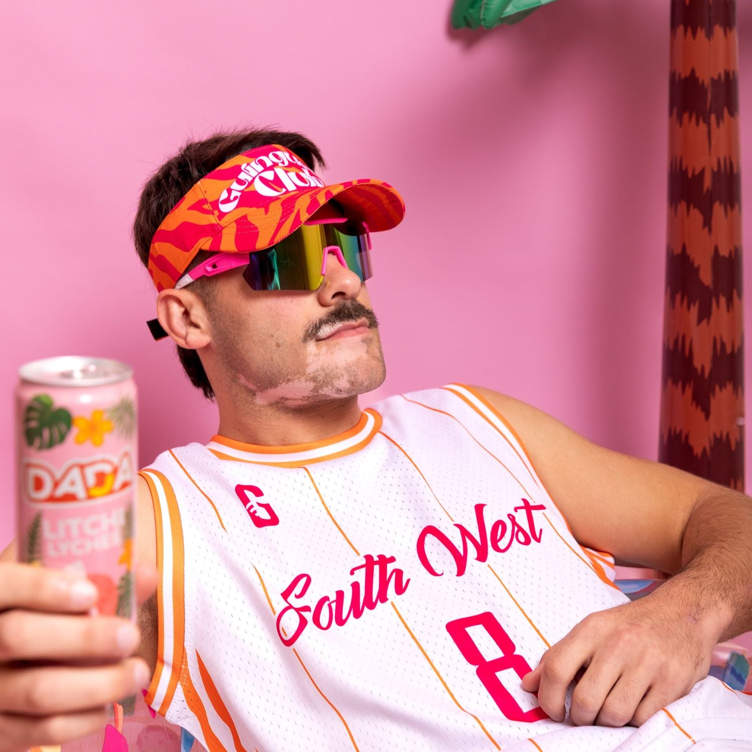 Visière personnalisée par sublimation Guinguette Club