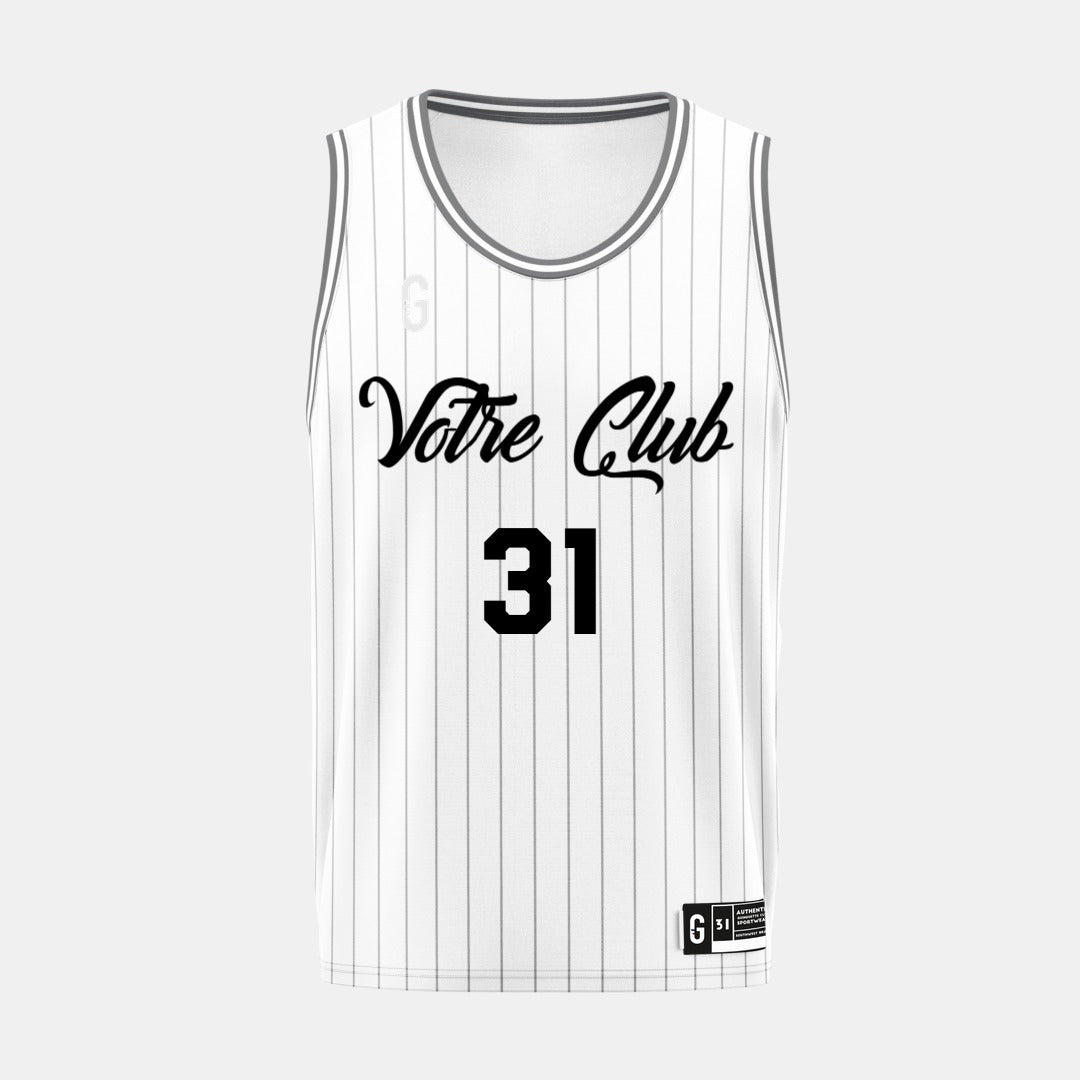 Maillot de match basket personnalisé