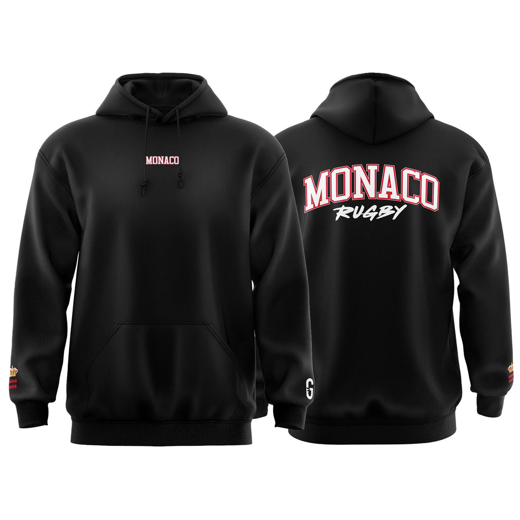 Pull à capuche brodé | Monaco Rugby