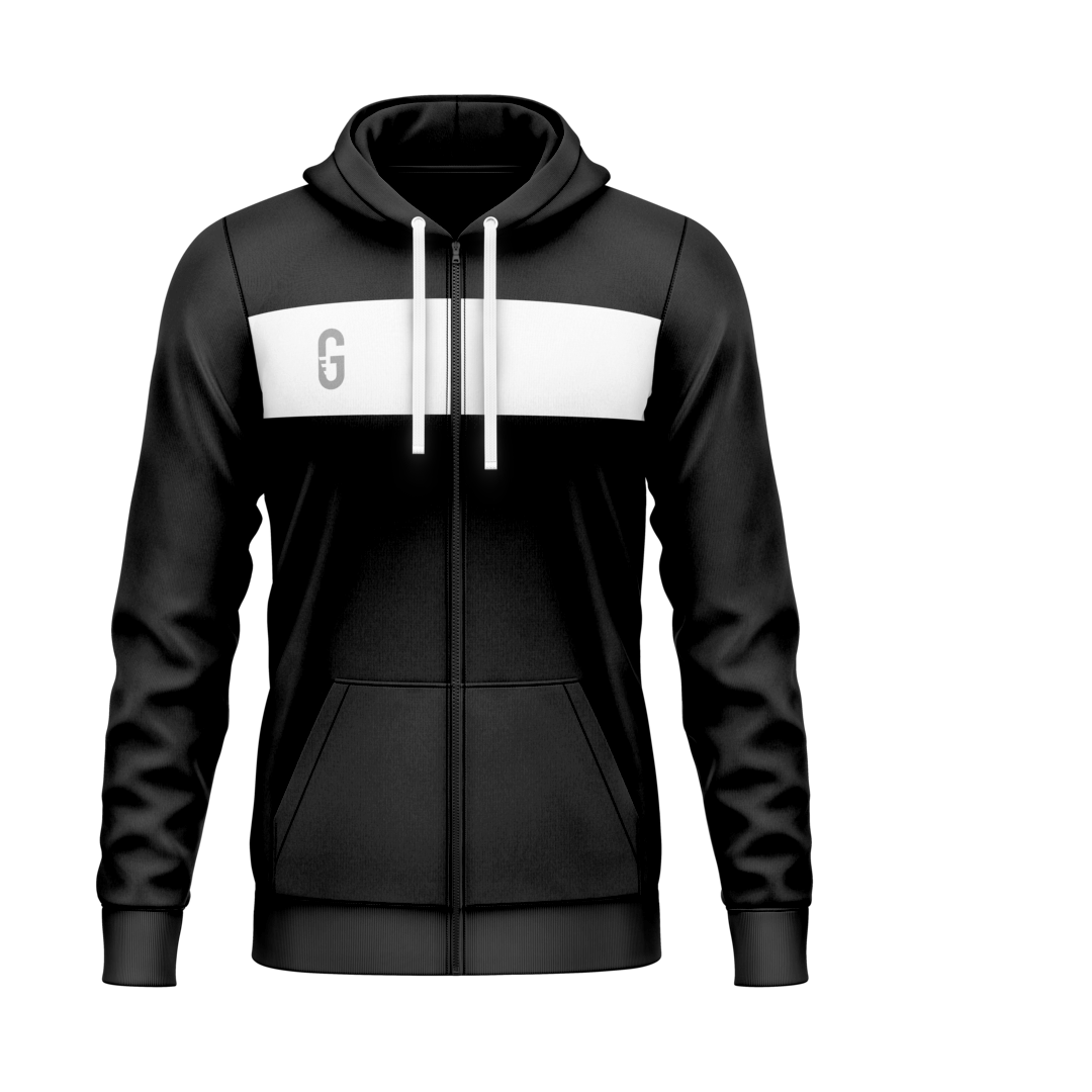 Veste zip coton personnalisée