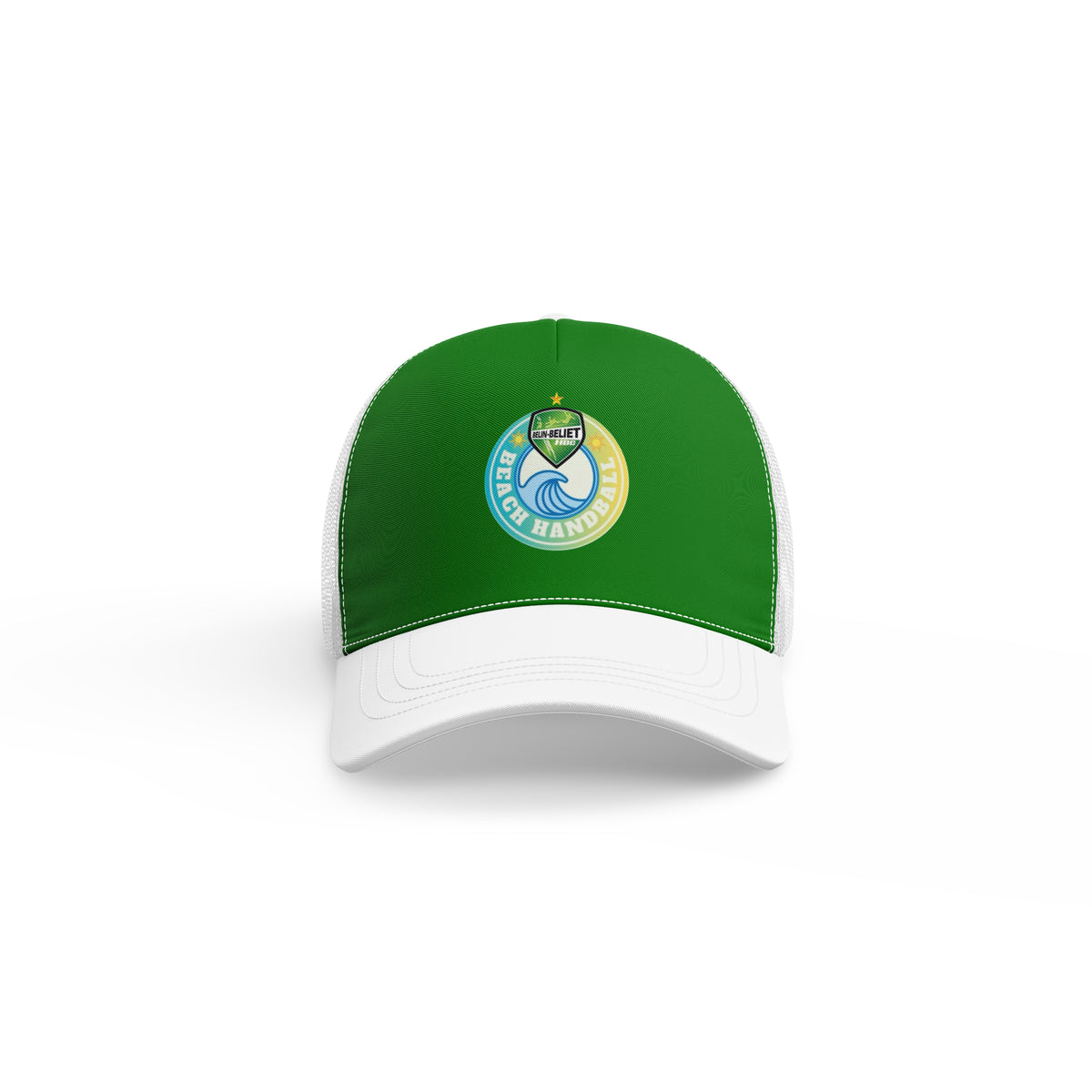 Casquette verte et blanche | HCB Beach