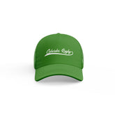 Casquette verte écriture brodée | Cabardes