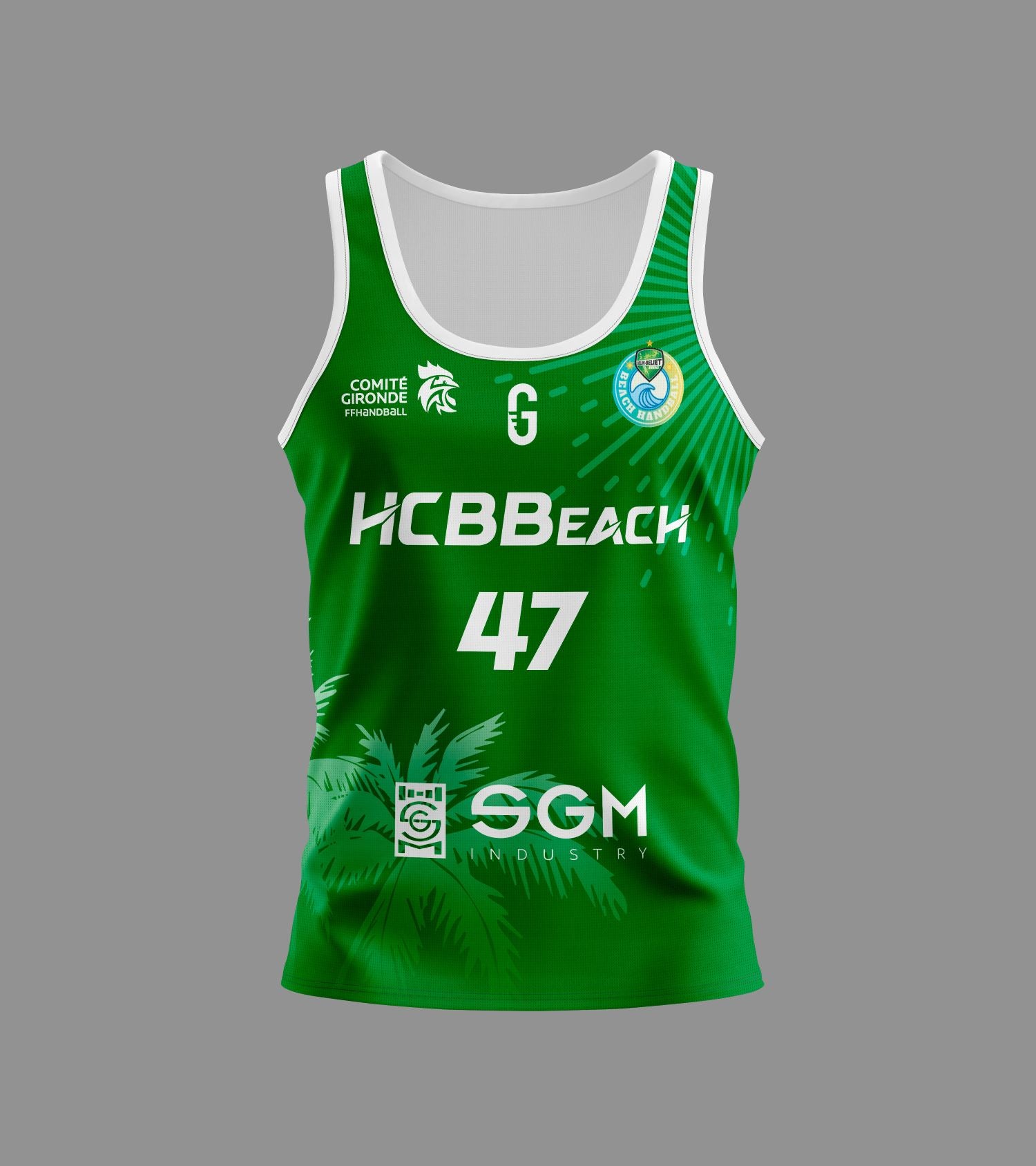 Débardeur touch vert | HCB Beach