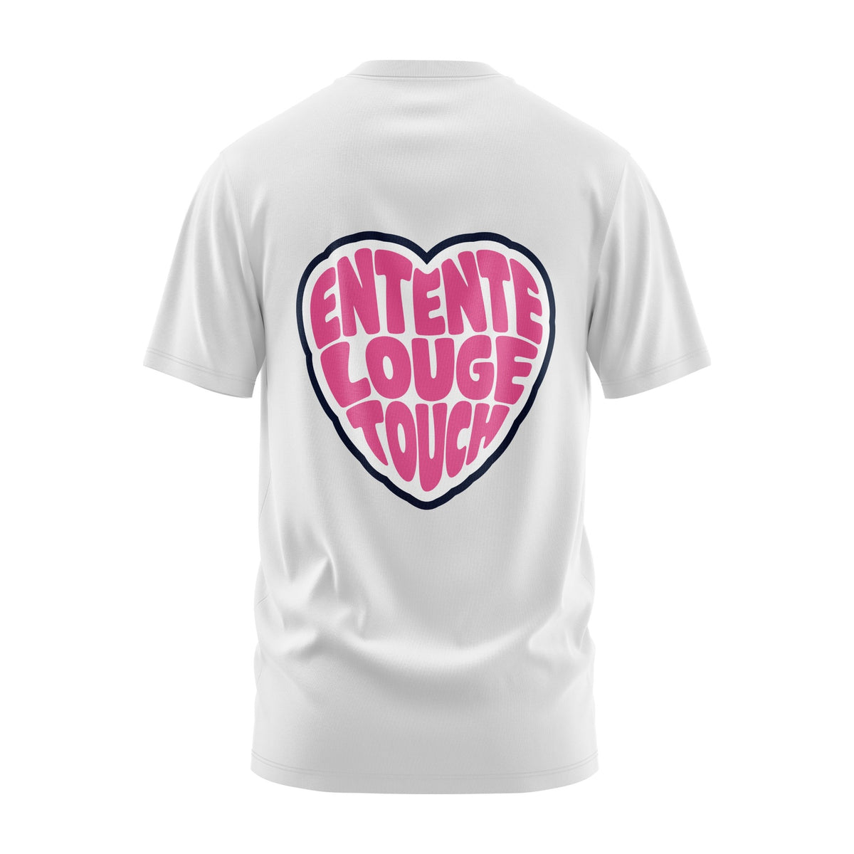 T-shirt cœur | Entente Louge & Touch - dos