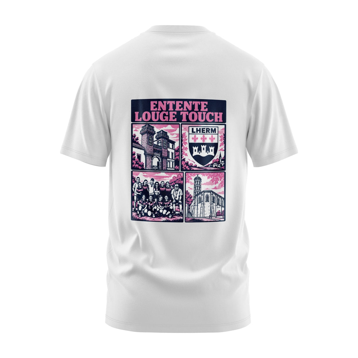 T-shirt illustré | Entente Louge & Touch - dos