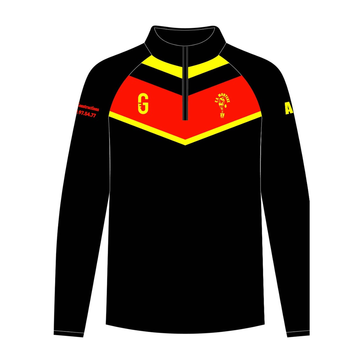 Veste quart de zip | ES Monteux - avant