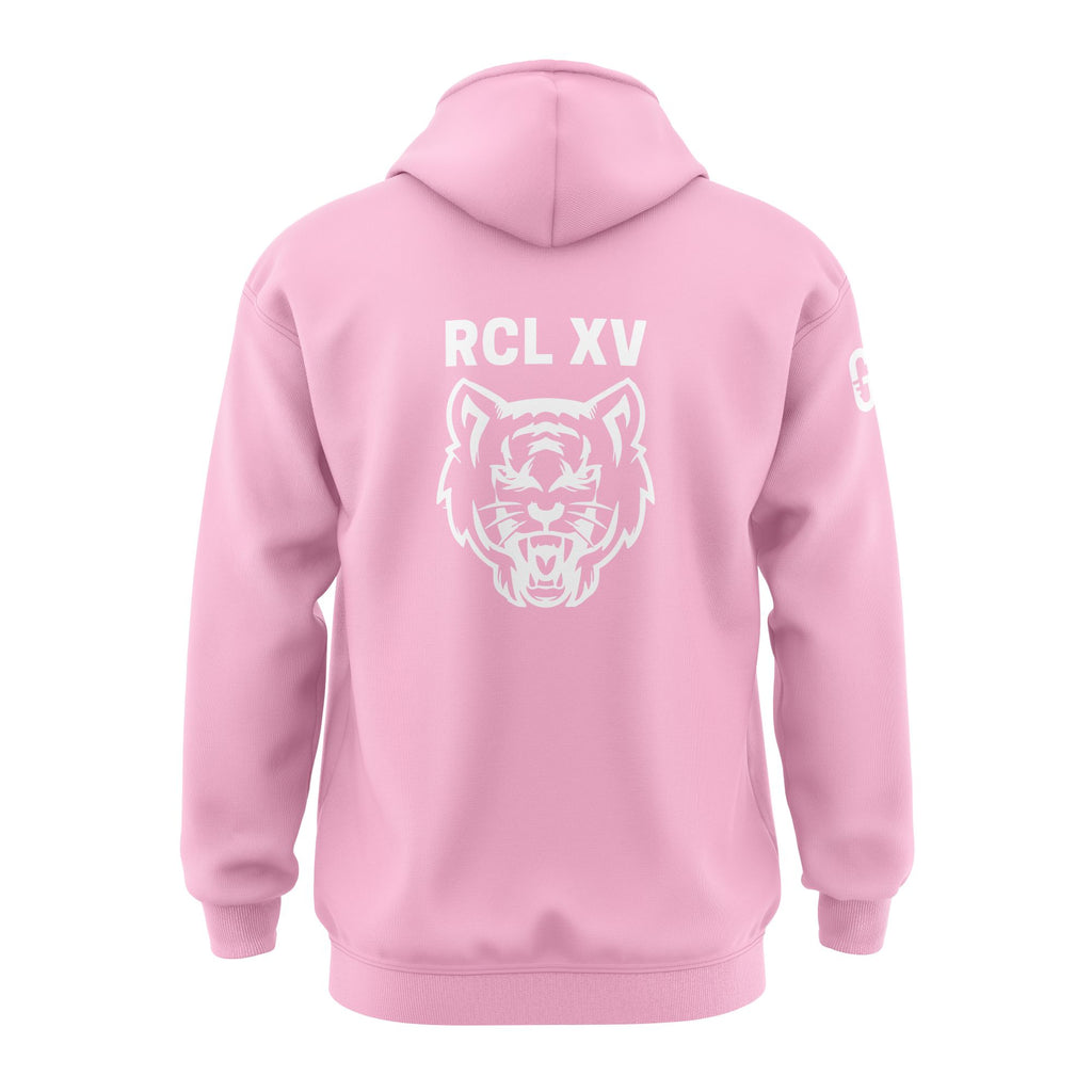 Pull à capuche coton rose | RCL XV