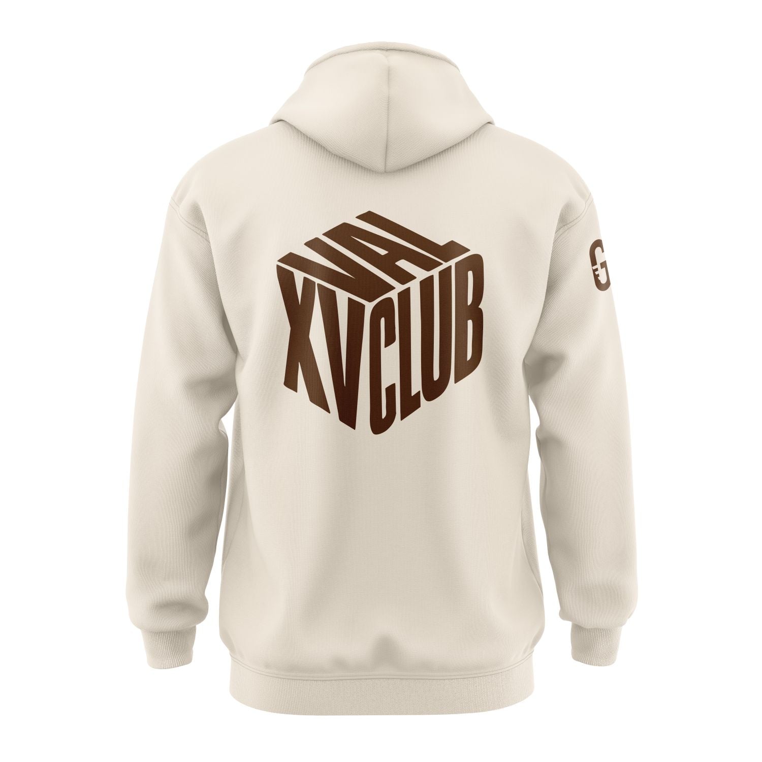 Pull à capuche beige | VAL XV