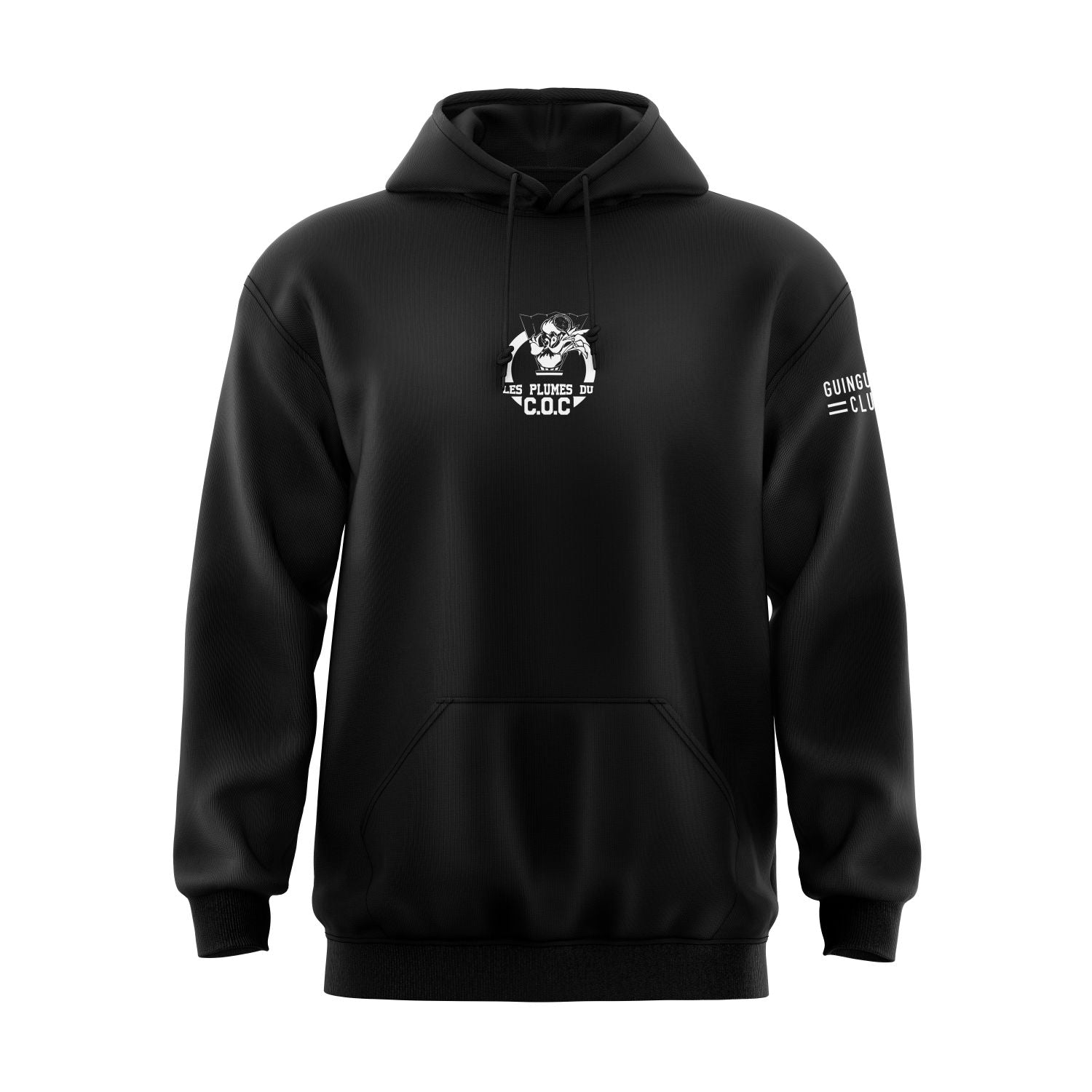 Pull à capuche brodé | Les Plumes du C.O.C