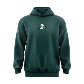 Pull à capuche vert | HCBB