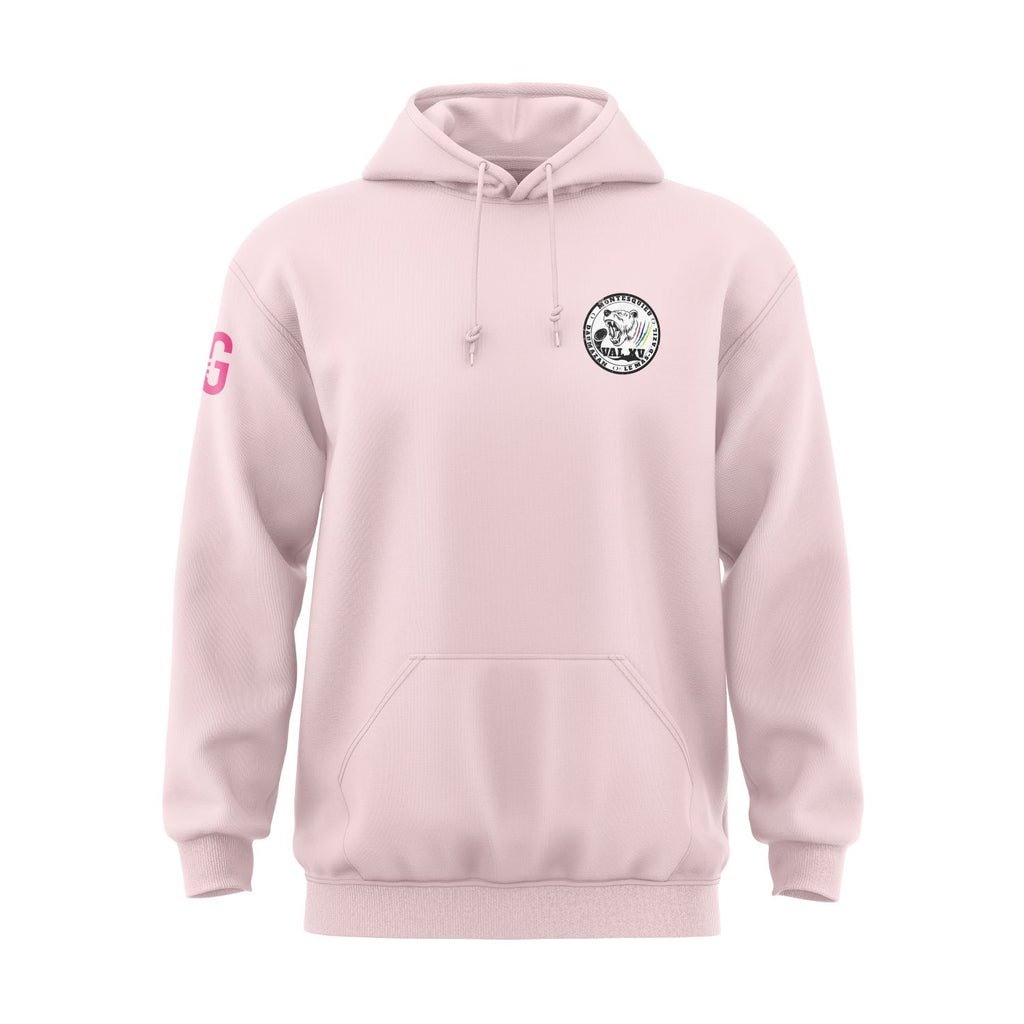 Pull à capuche rose | VAL XV