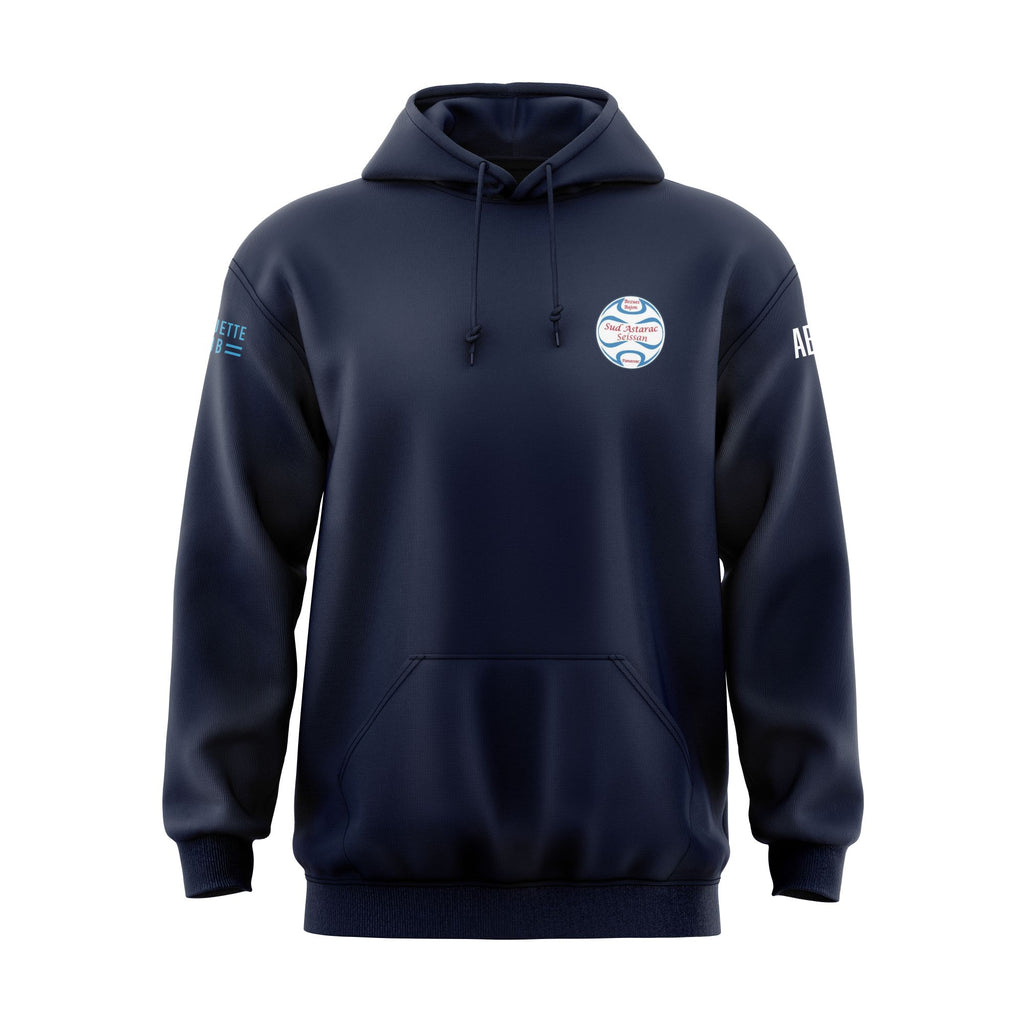 Pull à capuche bleu marine | Sud Astarac
