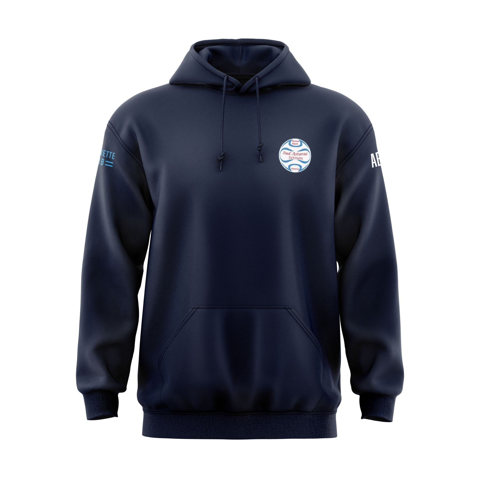 Pull à capuche bleu marine | Sud Astarac