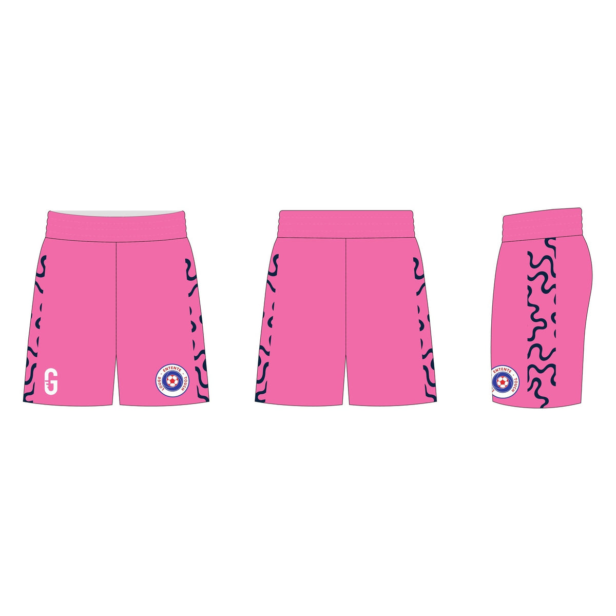 Short de foot gardien | Entente Louge & Touch