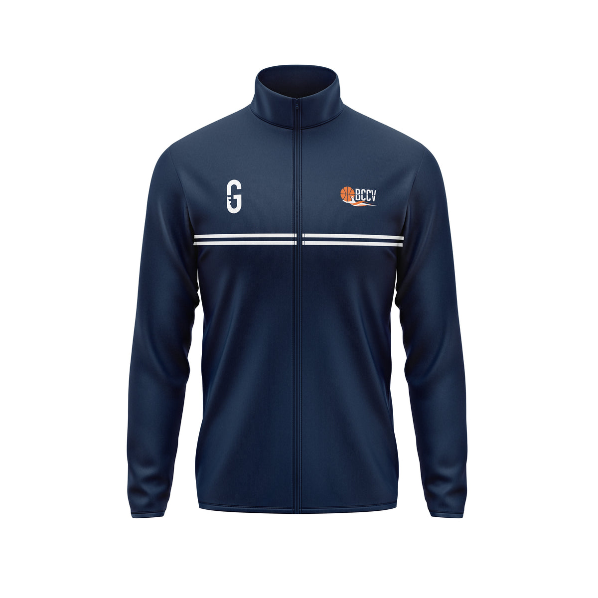 Veste zippée col montant | BCCV