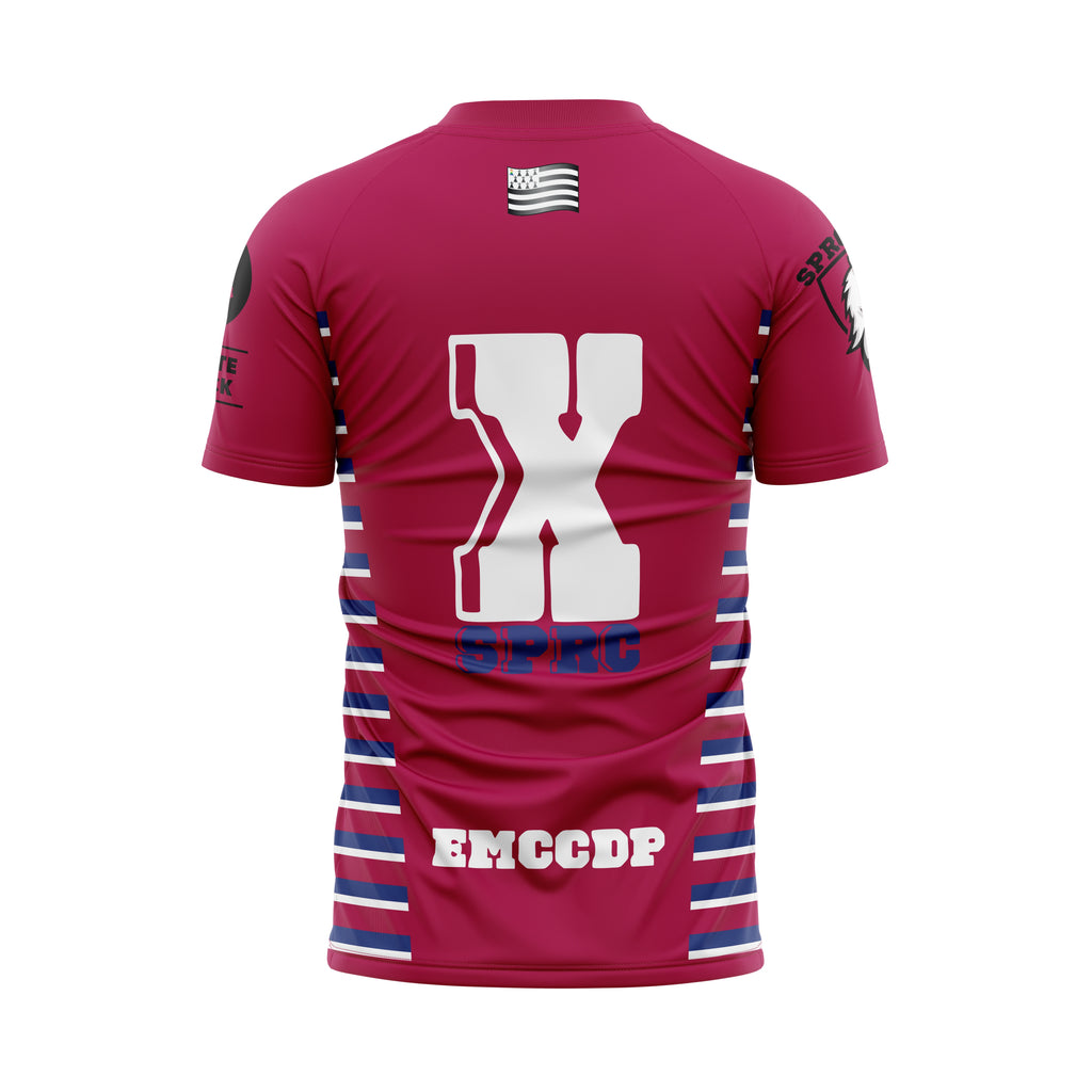 Maillot d'entraînement rouge | SPRC