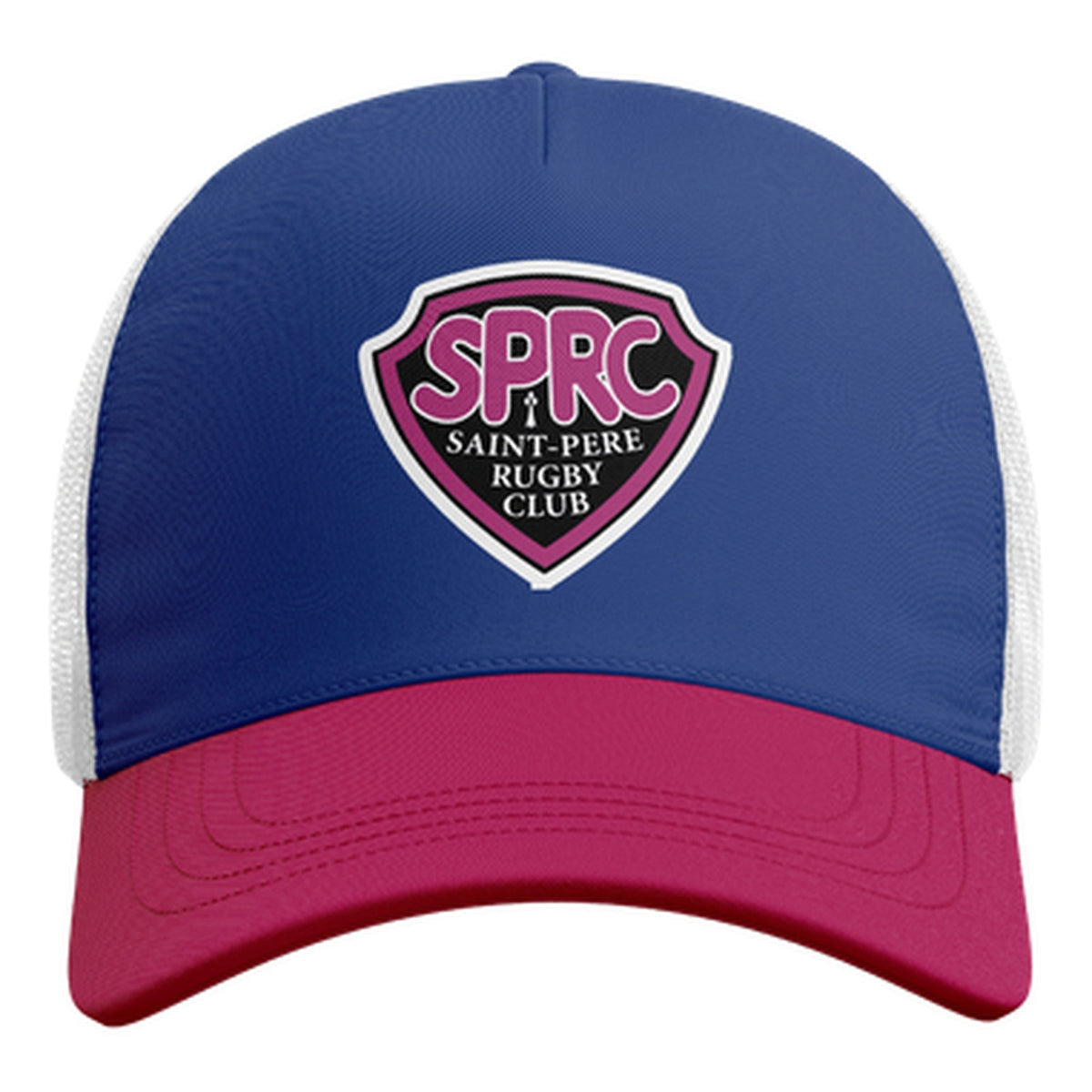 Casquette bleue visière rose | SPRC