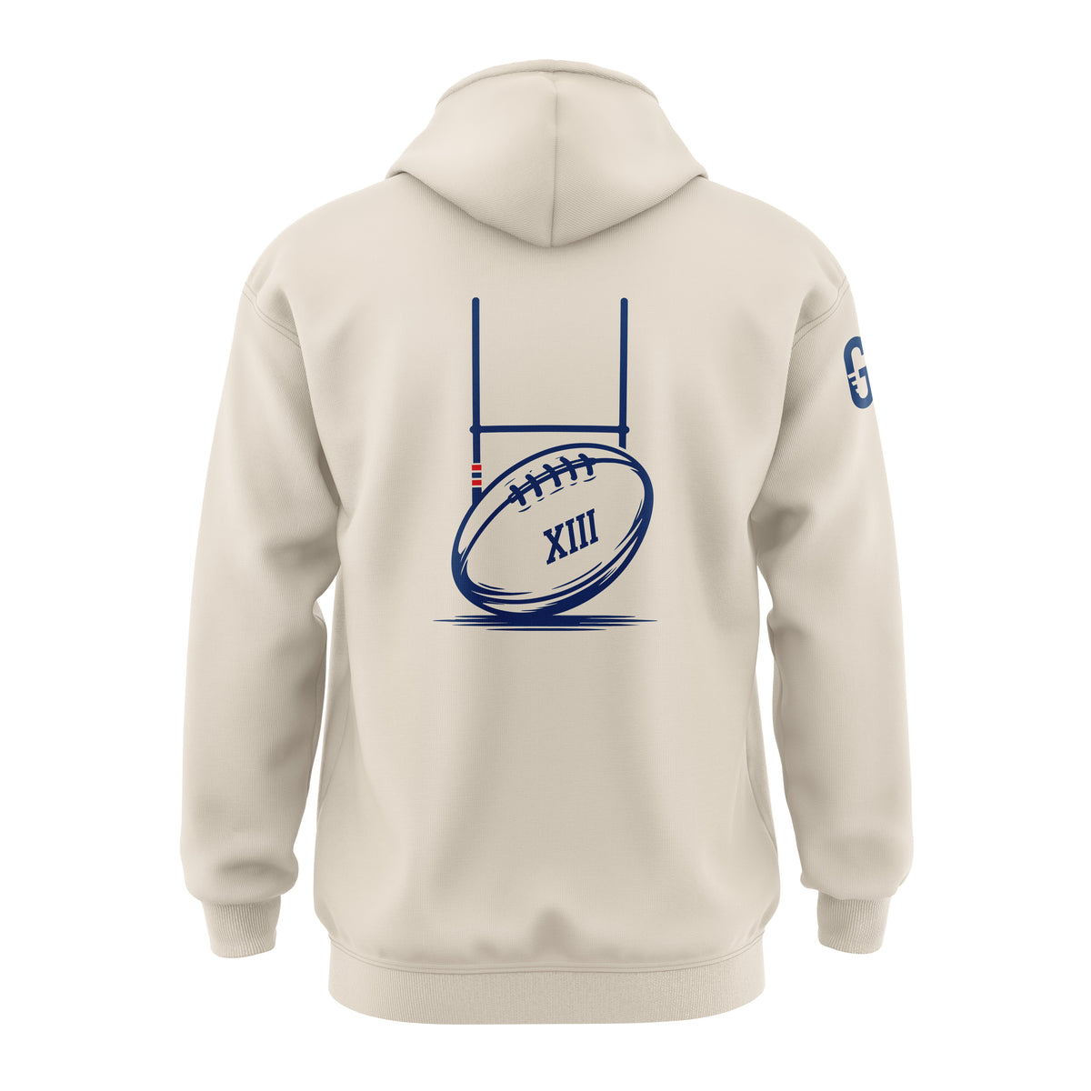 Pull à capuche écru | Cavaillon Rugby League
