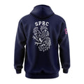 Sweat à capuche marine dos coq | SPRC