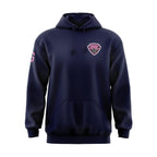 Sweat à capuche marine dos écusson | SPRC