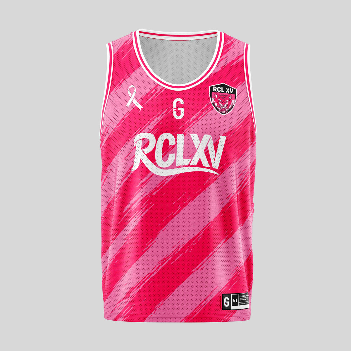 Débardeur NBA rose | RCL XV Octobre Rose