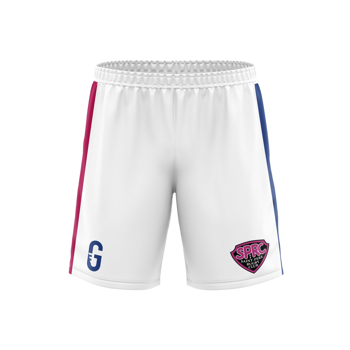 Short training poches zip liseré bleu | SPRC