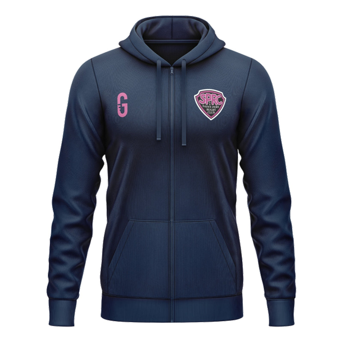 Sweat zippé marine | SPRC