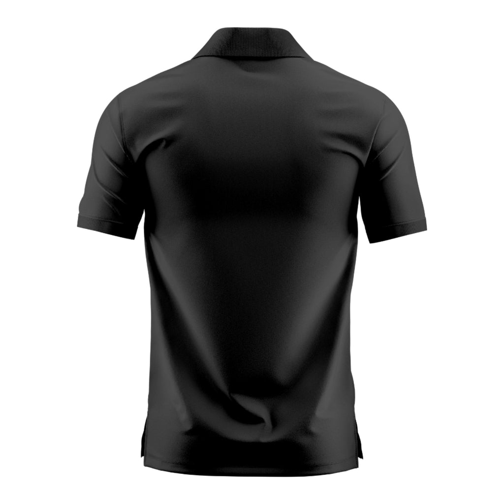Polo polyester noir | HBCL