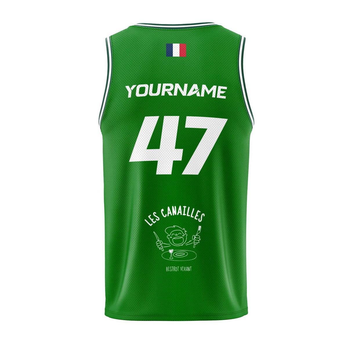 Maillot de basket vert | HCB Beach