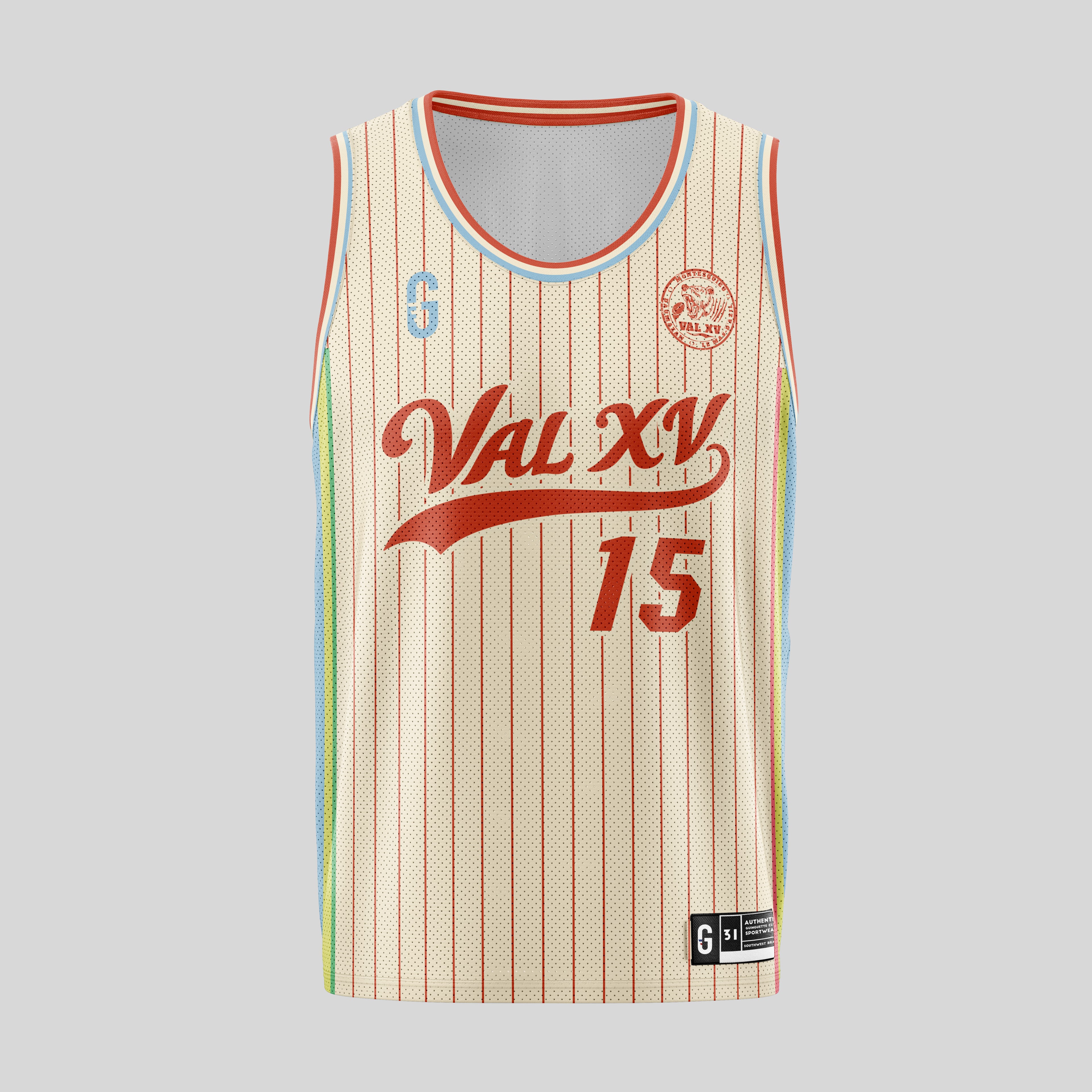 Débardeur NBA beige | VAL XV