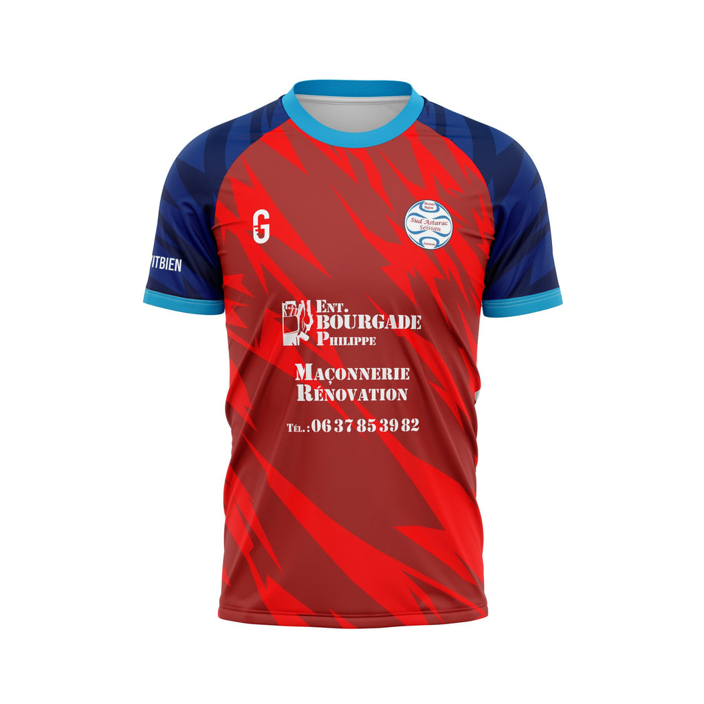 Maillot de foot rouge | Sud Astarac