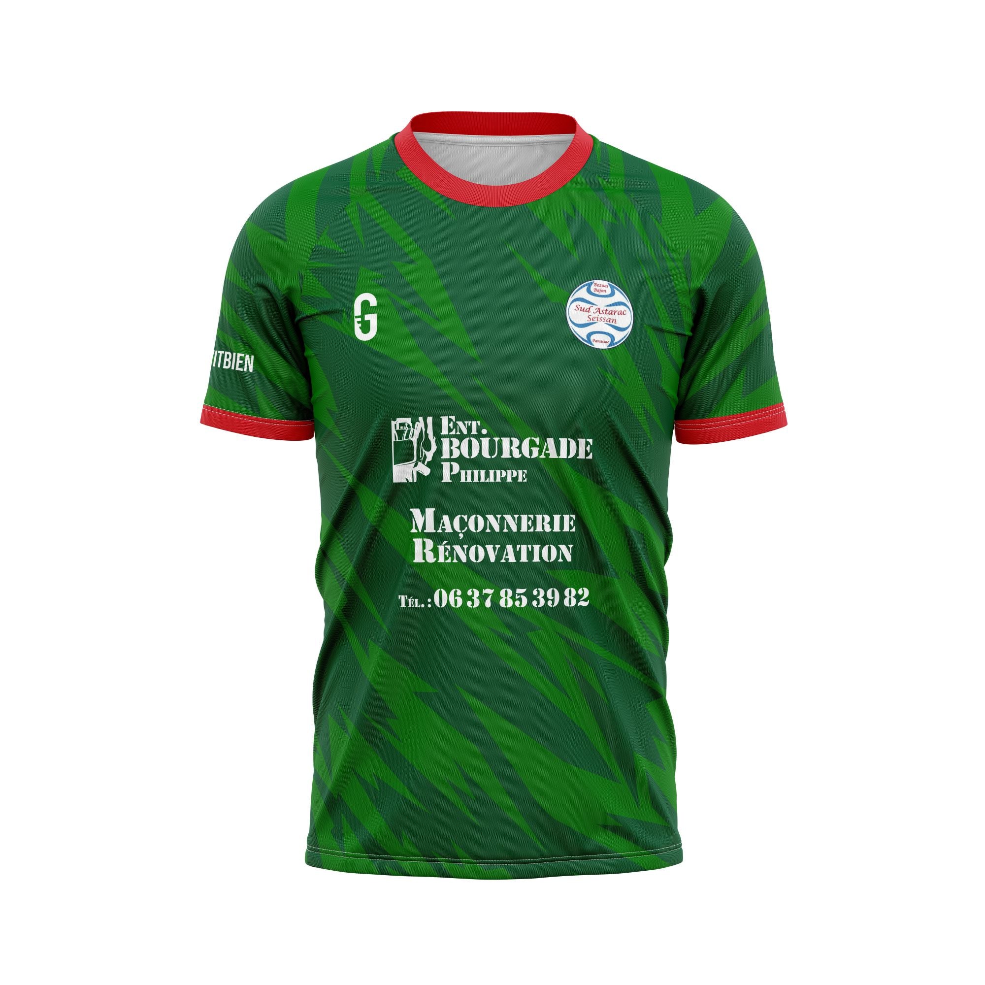 Maillot de foot vert | Sud Astarac