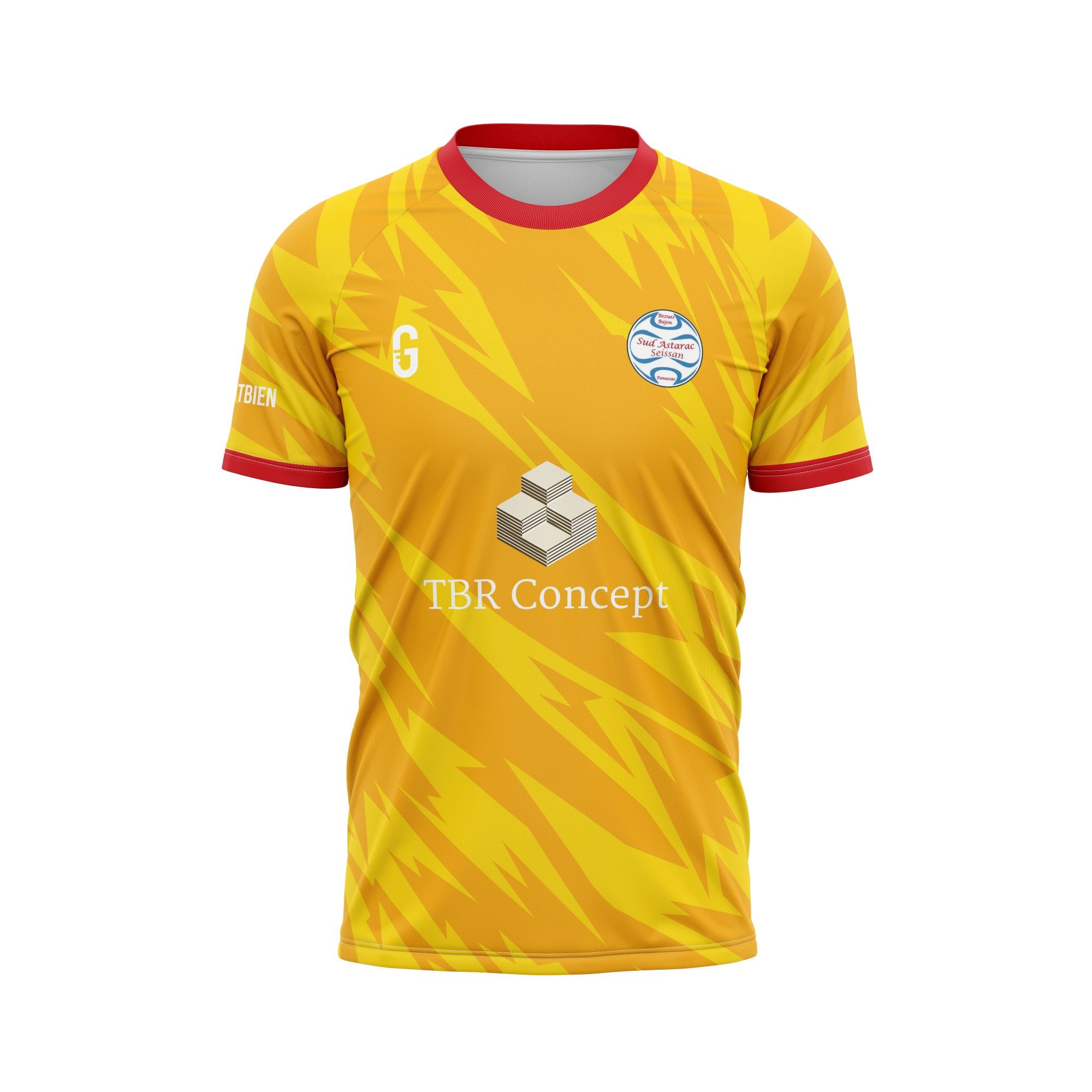 Maillot de foot jaune | Sud Astarac