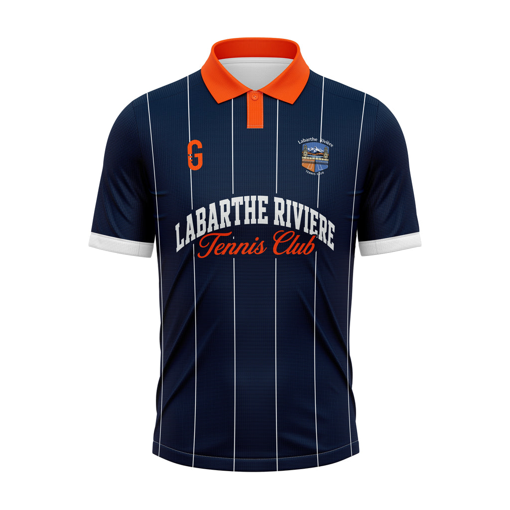 Maillot polo vintage | Tennis Club Labarthe Rivière
