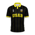 Maillot polo vintage col jaune | USAB