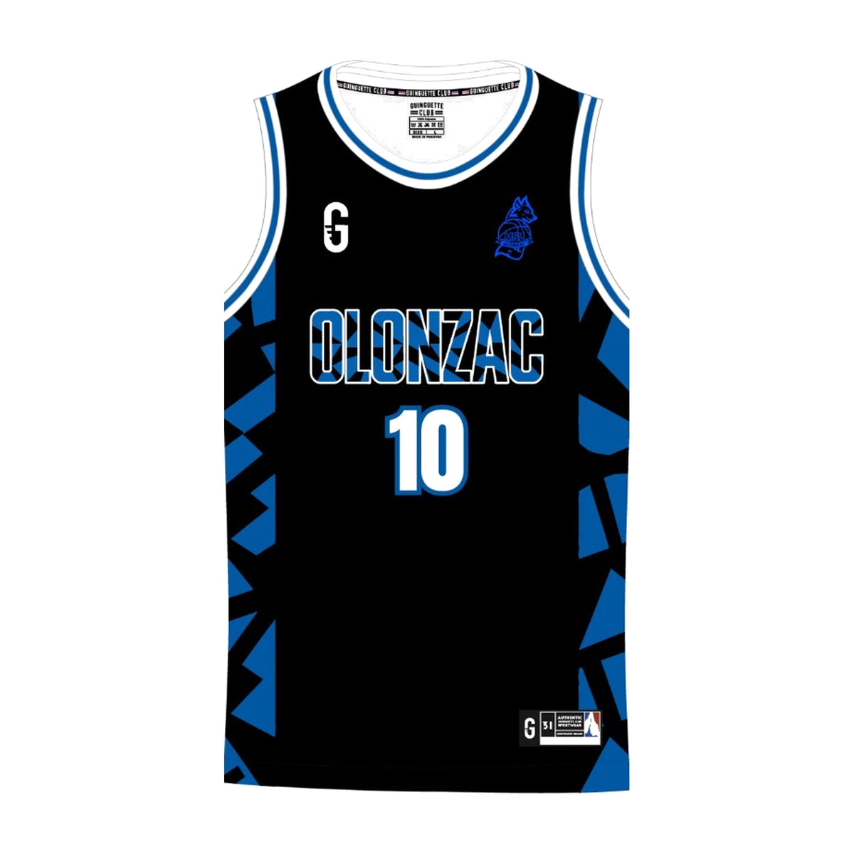 Maillot de match basket | MSL Olonzac - avant