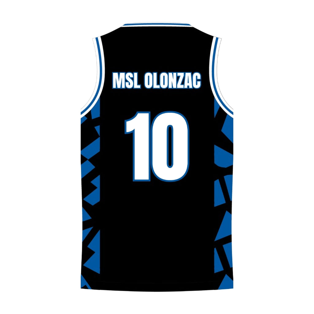 Maillot de match basket | MSL Olonzac - dos