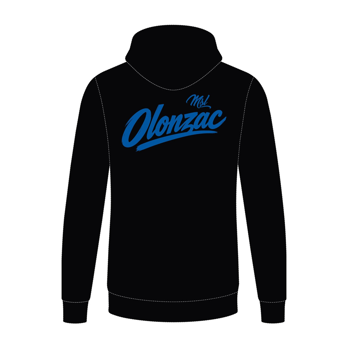Pull à capuche basket | MSL Olonzac - dos