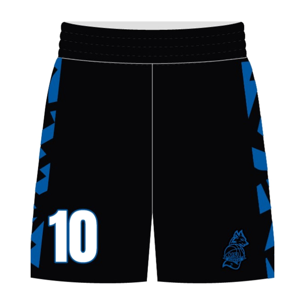 Short de match basket | MSL Olonzac - avant