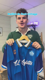 vidéo présentation maillot de foot vintage personnalisé