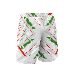 Short motif avec poches zip | Cabardes